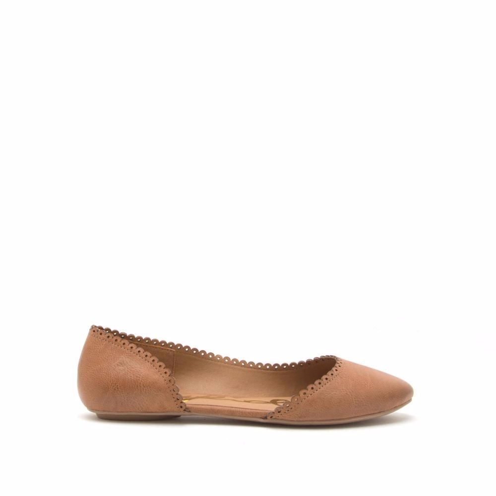 Last Pair! New Camel- Barnish Flats Size 10 - Picture 2 of 4